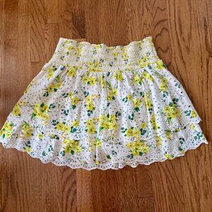 Alice + Olivia Bethie Tiered Skirt Size 14